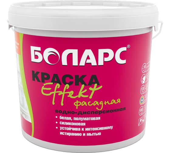 Силиконовая краска БОЛАРС Effect (2100) 40 кг 00000003895