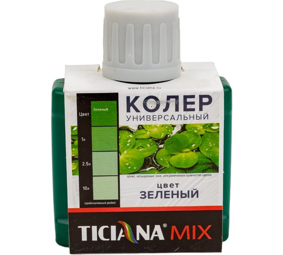 Универсальный колер микс TICIANA MIX зеленый, 0.08 л 4300001221
