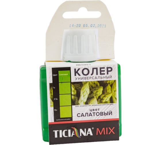 Универсальный колер микс TICIANA MIX салатовый, 0.08 л 4300001220