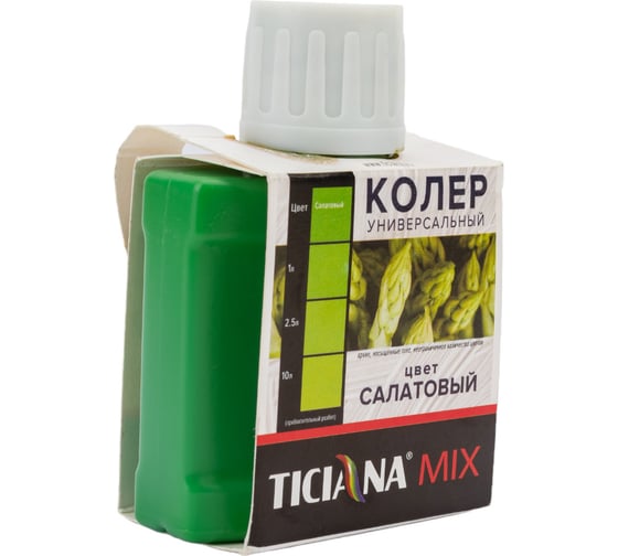 Универсальный колер микс TICIANA MIX салатовый, 0.08 л 4300001220