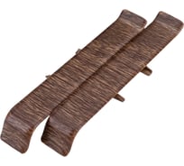 Соединитель для плинтуса DECONIKA (85 мм; 291 Орех; 2 шт.) Д-П85-С-Ф2 291 ОРХ