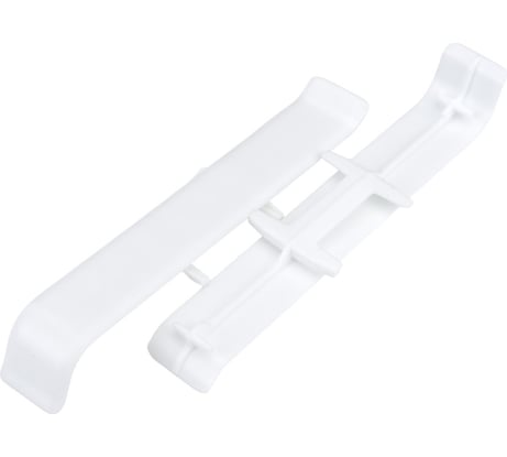 Соединитель для плинтуса DECONIKA (85 мм; 001 Белый; 2 шт.) Д-П85-С-Ф2 001 БЕЛ