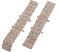 Соединитель для плинтуса DECONIKA (85 мм; 215 Дуб снежный; 2 шт.) Д-П85-С-Ф2 215 ДУБ СНЖ