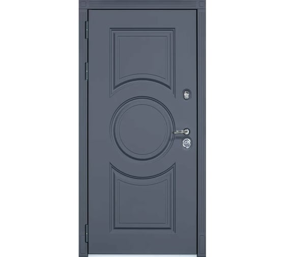 Дверь DIVA МХ-30 2050x960 мм, левая, серый софт - Н10 белый софт УТ-00077330