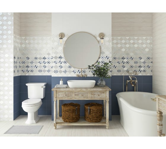 Плитка настенная LB CERAMICS Мореска 1041-8139 (бежевый; 20х40 см; 20 шт.; площадь упаковки 1,58 кв.м) СК000031996