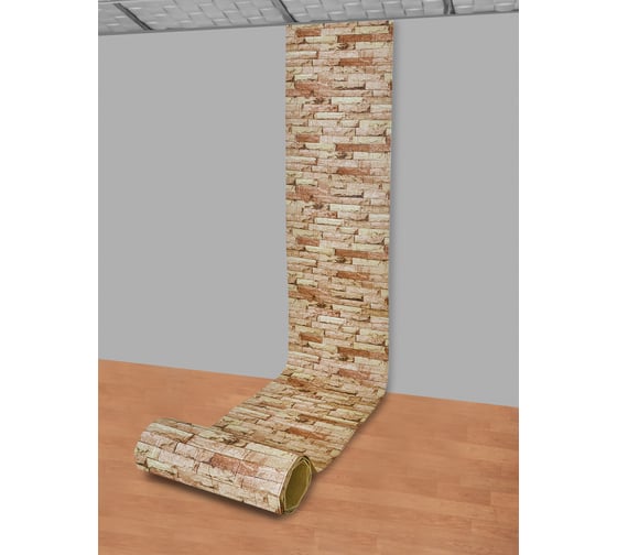 Мягкая самоклеящаяся 3D панель LAKO Камень кладка 15, рулон, 70x600 см LKD-16-05-FC78 LKD-16-05-FC78-RU