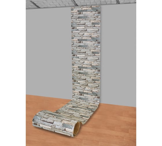 Мягкая самоклеящаяся 3D панель LAKO Камень кладка 16, рулон, 70x600 см LKD-16-05-FC79 LKD-16-05-FC79-RU