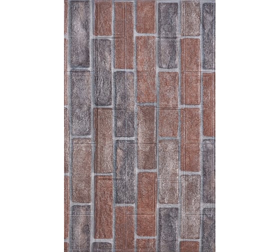 Мягкая самоклеящаяся 3D панель LAKO Кирпичная кладка 12, рулон, 70x600 см LKD-16-05-FC102 LKD-16-05-FC102-RU