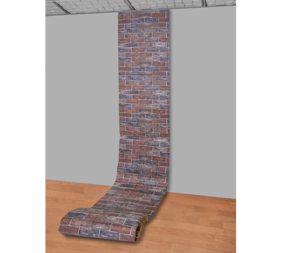 Мягкая самоклеящаяся 3D панель LAKO Кирпичная кладка 12, рулон, 70x600 см LKD-16-05-FC102 LKD-16-05-FC102-RU