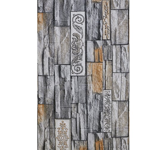 Мягкая самоклеящаяся 3D панель LAKO Камень кладка 13, рулон, 70x600 см LKD-16-05-FC67 LKD-16-05-FC67-RU