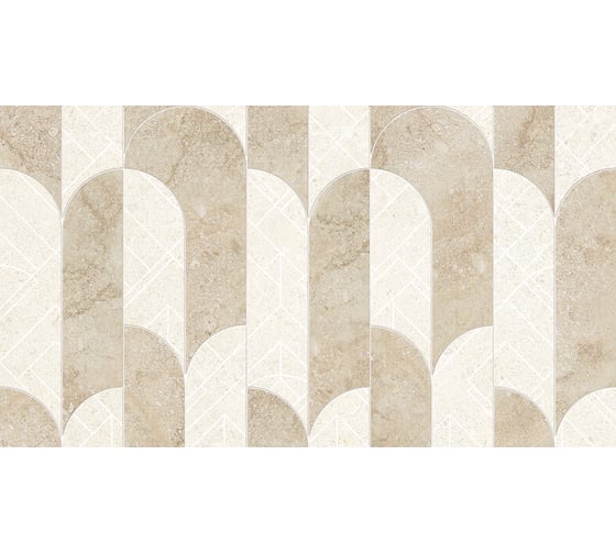 Декор LB CERAMICS Лиссабон 1645-0145 (бежевый; 25х45 см; 1 шт.) СК000036854