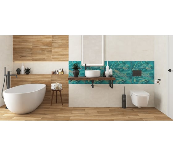 Декор LB CERAMICS Ипанема 1064-0315 (бежевый; 20х60 см; 7 шт.; площадь упаковки 0,84 кв.м) СК000032977