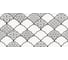 Декор LB CERAMICS Эллен 1641-8647 (черно-белый; 20х40 см; 1 шт.) СК000036914 1