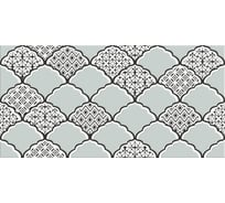 Декор LB CERAMICS Эллен 1641-8646 (бело-бирюзовый; 20х40 см; 1 шт.) СК000036915