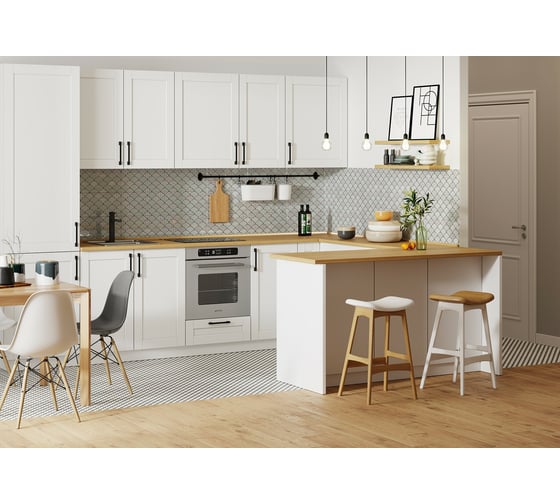 Декор LB CERAMICS Эллен 1641-8646 (бело-бирюзовый; 20х40 см; 1 шт.) СК000036915