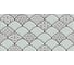 Декор LB CERAMICS Эллен 1641-8646 (бело-бирюзовый; 20х40 см; 1 шт.) СК000036915 1