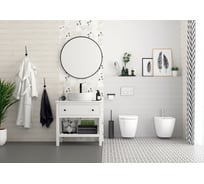 Плитка настенная LB CERAMICS Джапанди 1041-8212 (белый; 20х40 см; 20 шт.; площадь упаковки 1,58 кв.м) СК000036941
