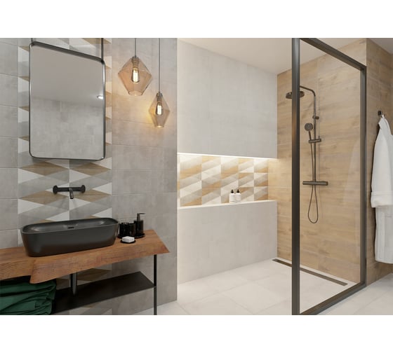 Декор LB CERAMICS Стен 1064-0330 (многоцветный; 20х60 см; 7 шт.; площадь упаковки 0,84 кв.м) СК000033004
