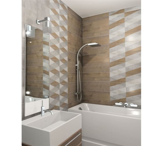 Декор LB CERAMICS Стен 1064-0330 (многоцветный; 20х60 см; 7 шт.; площадь упаковки 0,84 кв.м) СК000033004
