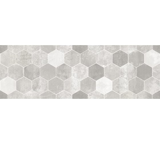 Декор LB CERAMICS Гексацемент 1064-0294 (серый; 20х60 см; 7 шт.; площадь упаковки 0,84 кв.м) СК000032985
