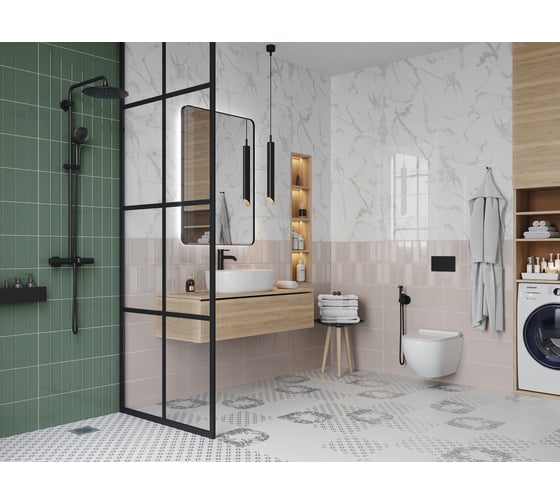 Декор LB CERAMICS Роса Рок 6032-0436 (фантазия; 30x30 см; 15 шт.; площадь упаковки 1,35 кв.м) СК000039113