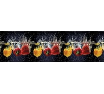 Панель для кухонного фартука ФАРТУКОФФ без дополнительного покрытия "ТП - Паприка",, 2000x600x0,7 мм, Термоперевод 35010540102