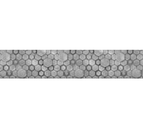 Панель для кухонного фартука ФАРТУКОФФ без дополнительного покрытия "ТП - Соты",, 3000x600x0,7 мм, Термоперевод 35010740103