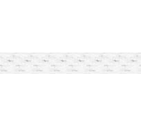 Панель для кухонного фартука ФАРТУКОФФ без дополнительного покрытия "ТП - Сланец белый",, 4000x600x0,7 мм, Термоперевод 35010720104