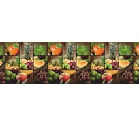 Панель для кухонного фартука ФАРТУКОФФ без дополнительного покрытия "ТП - Тропический коктейль",, 2000x600x0,7 мм, Термоперевод 35010770102