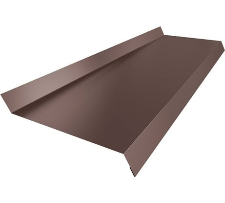 Отлив металлический profBUILD Metal 2000х150 мм, коричневый 52017