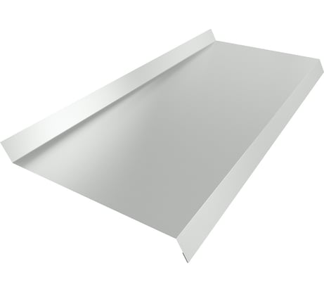 Отлив металлический profBUILD Metal 2000х100 мм, белый 4099