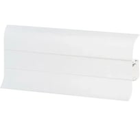 Напольный плинтус Центурион Lider 289 (62 мм; глянцевый; белый) 71393