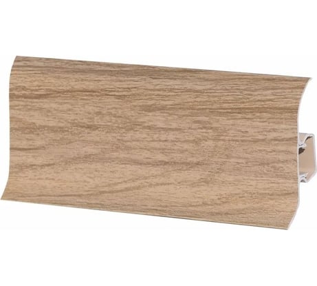 Напольный плинтус Центурион Lider 272 (62 мм; глянцевый; дуб светлый) 71237