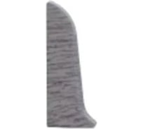 Заглушка для плинтуса Центурион Lider 320-зп (62 мм; правая; глянец; дуб темно-серый) 71420