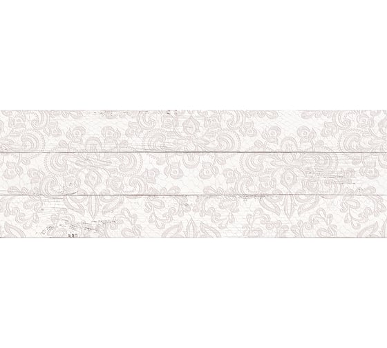 Декор LB CERAMICS Шебби Шик 1064-0097 (белый; 20х60 см; 7 шт.; площадь упаковки 0,84 кв.м) СК000018560