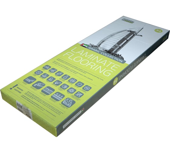 Ламинат GOODWAY arabic collection, аджман дуб беленый, 34 класс, 1212x405x8 мм, упаковка 4,42 м2 GWA-04