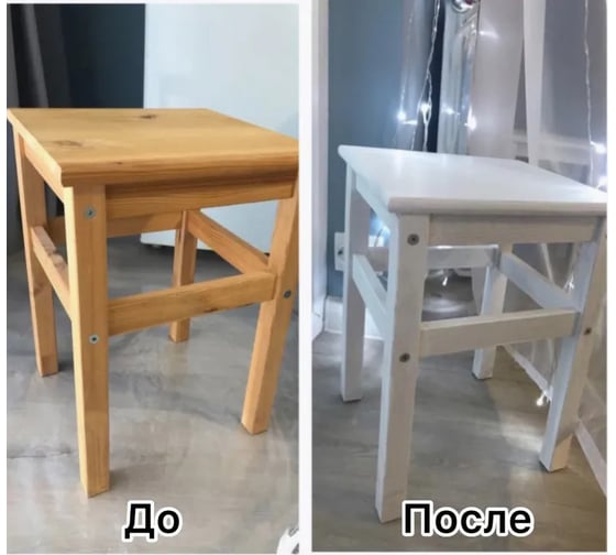 Краска для мебели и декора ATURI Design Меловой бархат mia белоснежный, 0.4 кг T1-00010813