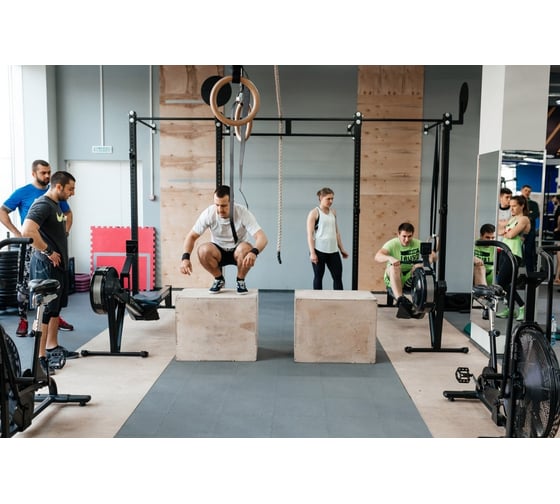 Напольное покрытие ПластФактор factor sport 14х375х375 мм, ral 7035, 9 шт. 4627080341142
