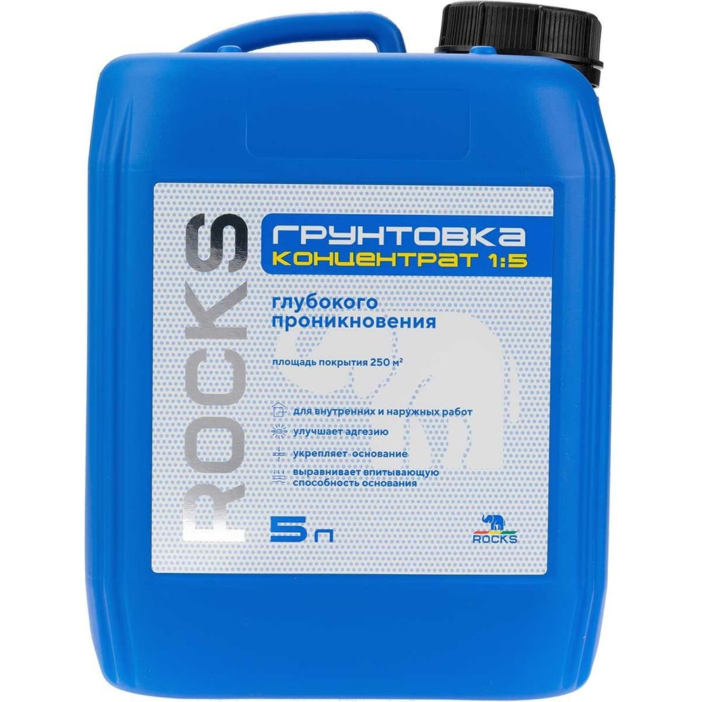 Грунт-концентрат глубокого проникновения ROCKS 5 л 062 - выгодная цена ...