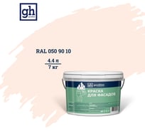 Колерованная краска для фасадов Goodhim TN D2 RAL 050 90 10, водно-дисперсионная акриловая, матовая, 7 кг 53744