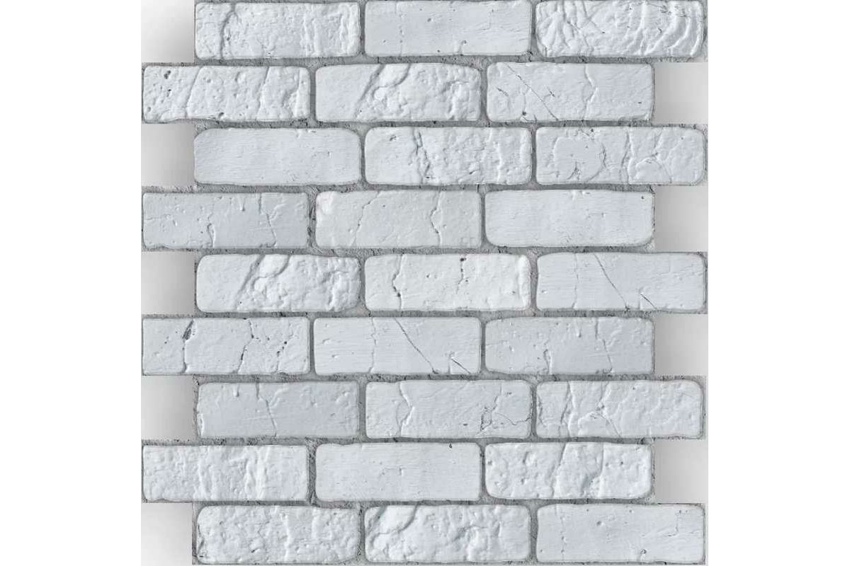Самоклеящаяся декоративная ПВХ панель Центурион 471x471x3 мм кирпич ...