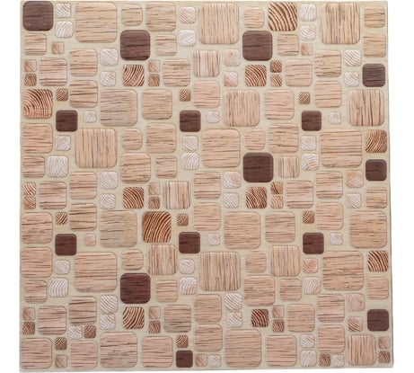 Самоклеящаяся декоративная ПВХ панель Центурион 474x474x3 мм мозаика ритм 84189