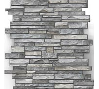 Самоклеящаяся декоративная ПВХ панель Центурион 476x475x3 мм камень сумерки 84193