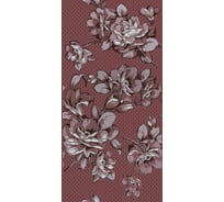 Декор Нефрит-Керамика Аллегро бордо цветы 20x40 04-01-1-08-03-47-100-1