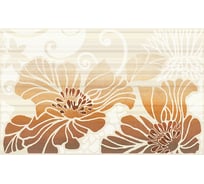 Декор Нефрит-Керамика Кензо коричневый 25x40 04-01-1-09-03-15-075-1