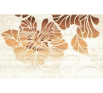 Декор Нефрит-Керамика Кензо коричневый 25x40 04-01-1-09-03-15-075-2