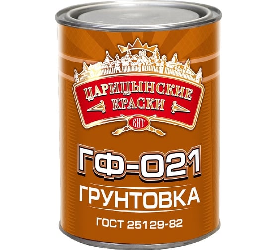 Грунтовка Царицынские краски Витеко ГФ-021, светло-серая, 1 кг 16133 1