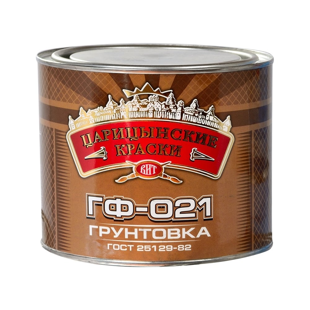 Грунтовка Царицынские краски Витеко ГФ-021, серая, 1.9 кг 16137 ...