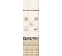 Панель ПВХ КронаПласт Unique дары моря бежевый, 3 шт. 00-00048331