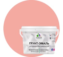 Грунт-эмаль для деревянных поверхностей MALARE 3в1 матовая, японский лосось, 10 кг 2036751358693